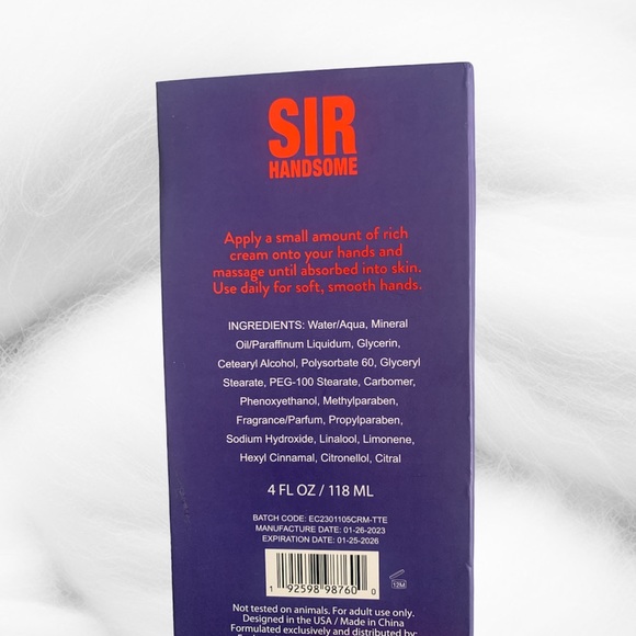 Sir Handsome Ultra Hydrating Hand cream - Picture 2 of 4